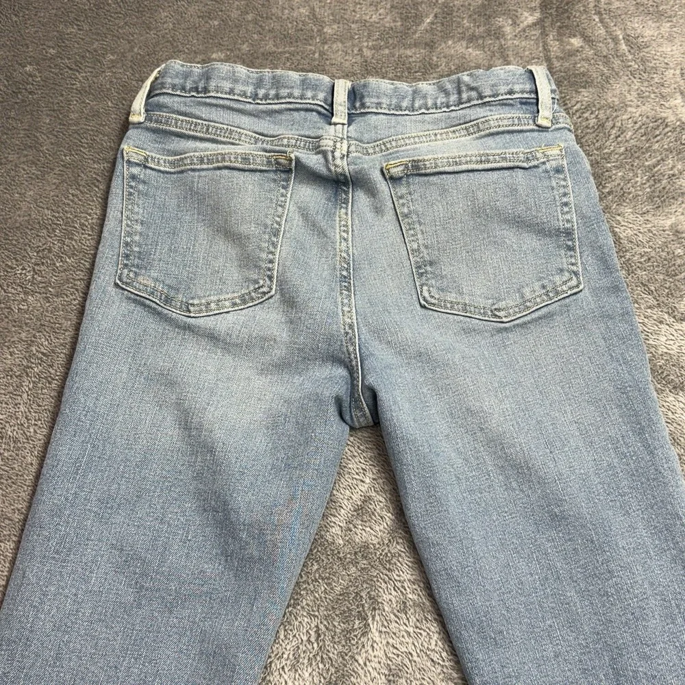 Old Navy Skinny‎ Built-In Flex Jeans Girls Size 14 Light Wash Distressed